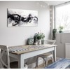 HONGRUIFAN Black White Wall Art Abstract Canvas 20x40 inch Print