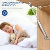 Pistón Elevable de Gas Amortiguador 100 N, Bisagras para Puertas