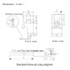 SazkJere 6PCS SCT-013-000 100A 50mA Open Close Transformer Non-invasive Split
