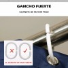 GOGOX Impermeable Poliéster Baño Cortina Lavable Lavadora180x180cm