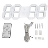 3D LED Wall Clock Brightness Adjustable Innovative 3D Table Wall