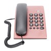 Fdit Corded Desk Telephone, Multicoloured Landline Phone with Two Magnetic