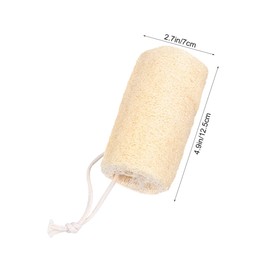 Healvian 2pcs Natural Loofah Bath Scrubber Exfoliating Gourd Towel for Gentle Skin Care Body Massage and Enhanced Circulation for Shower Use Natural