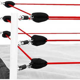 Ring Ropes for Small Wrestling Action Figure Rings (Red)