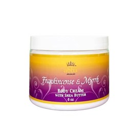 ABBA OIL FRANKINCENSE & MYRRH Body Cream with Shea Butter 6 oz jar - ABBA JERUSALEM