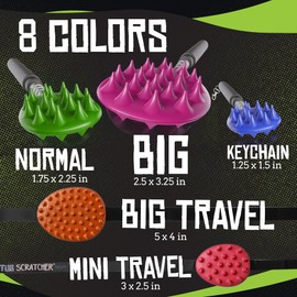 Cactus Scratcher Cactus Scratcher Extendable Back Scratcher, Long Stick Double Side Back Scratcher for Adults, Gifts for Men Women, Itch Reliever for Back, Head and Body, Can Extend Up to 24.5 inches (Glow)