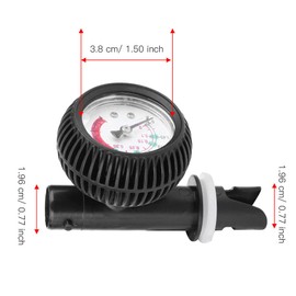 Inflatable Gauge Boat, Air Pressure Gauge Boat Pressure Gauge Air Thermometer Pressure Gauge for Inflatable Boat Kayak Raft