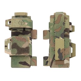 TOPTACPRO Tactical Tourniquet/Scissors Holder Molle TQ Pouch Medical Scissor Bag Trauma IFAK Holster Tourniquet Pouch (Multi-Cam)