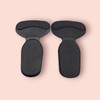 Shoe heel protection pad T-shaped scratch prevention black 1 pair 7ea