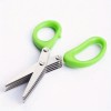 Unbranded Herb Scissors Set with 5 Blades and Cover -