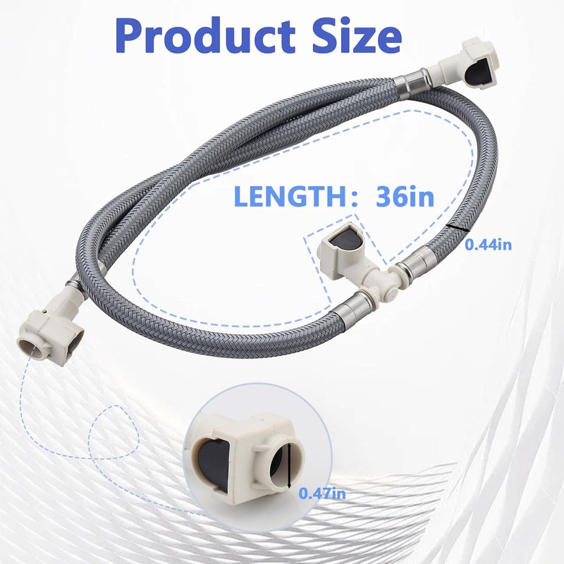 Bathroom Sink Faucet Replacement Hose Kit for Moen 114299 113016,