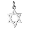 Dainty 5/8 inch Sterling Silver Plain Jewish Star of David