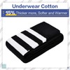 Kayhoma Extra Long Cotton Stripe Thigh High Socks Grunge Style