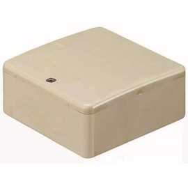 Mirai Industry PVK Box, F-Type, Shallow Type, No Knock, Milky White, Price for 1 Piece, PVK-AFOM