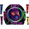 GLOW Arte Pintura Neón P/ Cuerpo Arte Fluorescente Luminoso 12