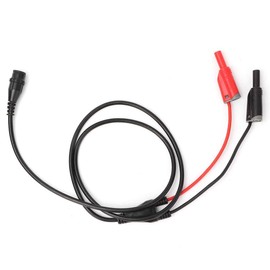 Walfront P1204 BNC Male to Banana Male Coaxial Cable Oscilloscope Measuring Line 100 cm RG58 Coaxial Cable Q9 Common Oscilloscope Measuring Line