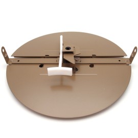 12" BUTTERFLY DAMPER - Control Your Airflow on drop ceiling grilles of 24x24 (12" round duct opening)