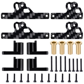 ZuoLan Aluminum RC Car Shock Tower Carbon Fibre Shock Flex Blades for 1/24th SCX24 Deadbolt JLU C10 Gladiator RC Crawler Car Upgrades