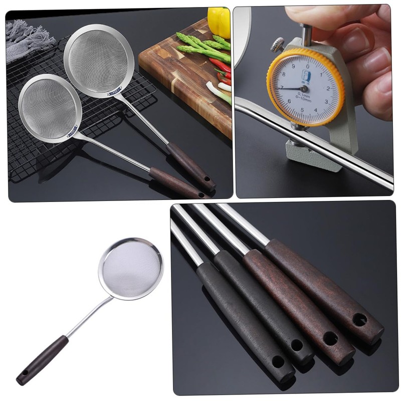 CIYODO Stainless Steel Strainer Spoon Kitchen Utensils Food Strainer Colander