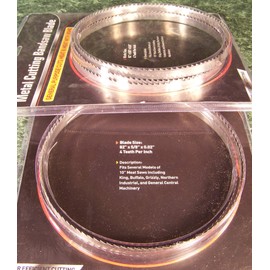 2pc Meat Bandsaw Blades 4 TPI 5/8" x 82" Long Bone Cutting Band Saw Blade fits Many Models