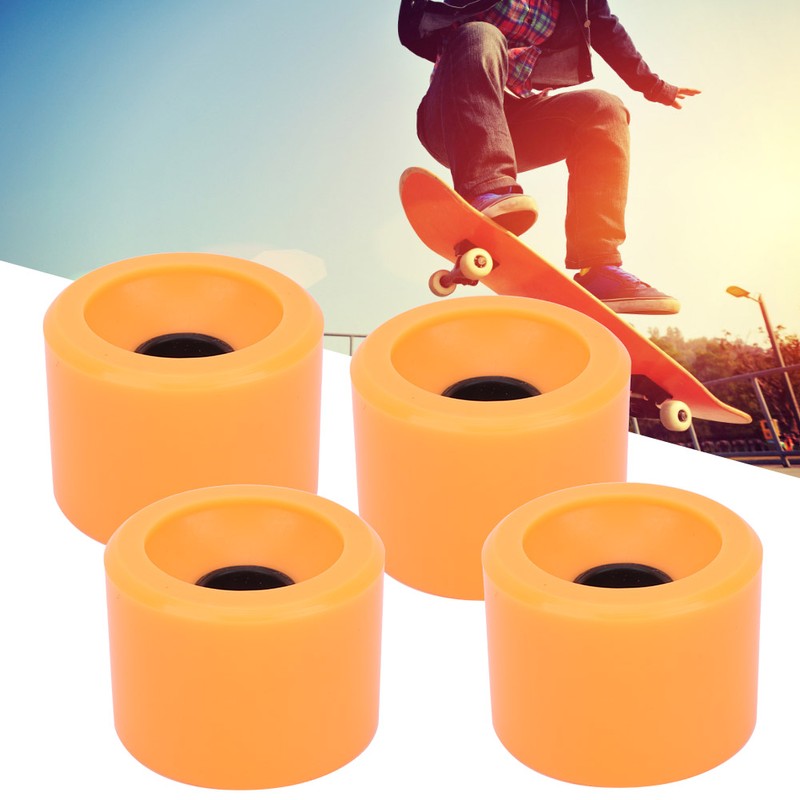 4PCS/Set Skateboard High Elastic Colorful PU Wheel Accessory for Most