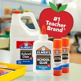 Elmer 's líquido Pegamento escolar, transparente, lavable, 5 onzas, 1 count, Washable