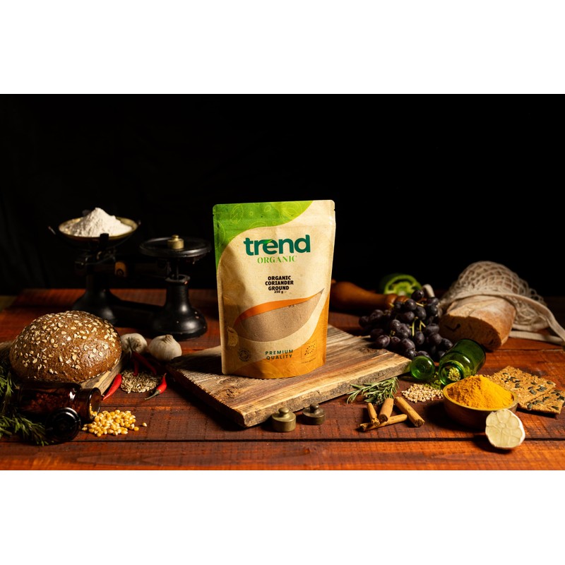 Trend Organic Coriander Ground | Aromatic Spice with Earthy Flavour