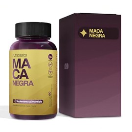 Maca Negra 1,020 mg por Porción, Cápsulas de Maca, 90 Cápsulas, Nutrabasics | Suplemento alimenticio de maca negra en cápsulas, raíz de maca y 1,020 mg por porción; 90 cápsulas de maca para uso adulto
