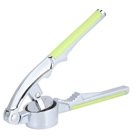 Qukaim Garlic Press Portable Manual Garlic Press Grinder, Food Crusher and Masher, Walnut Cracker for Home Use, Kitchen Utensils, Easy to Clean, Compact Design