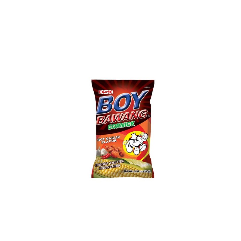 Boy Bawang Cornick (Hot Garlic Flavour) 100g