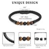 VCCWYQK Cremation Jewellery Lava Stone Urn Bracelet for Ashes for