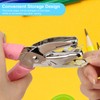Rongon Handheld Hole Punch Hole 2 Pack Large Circle Paper