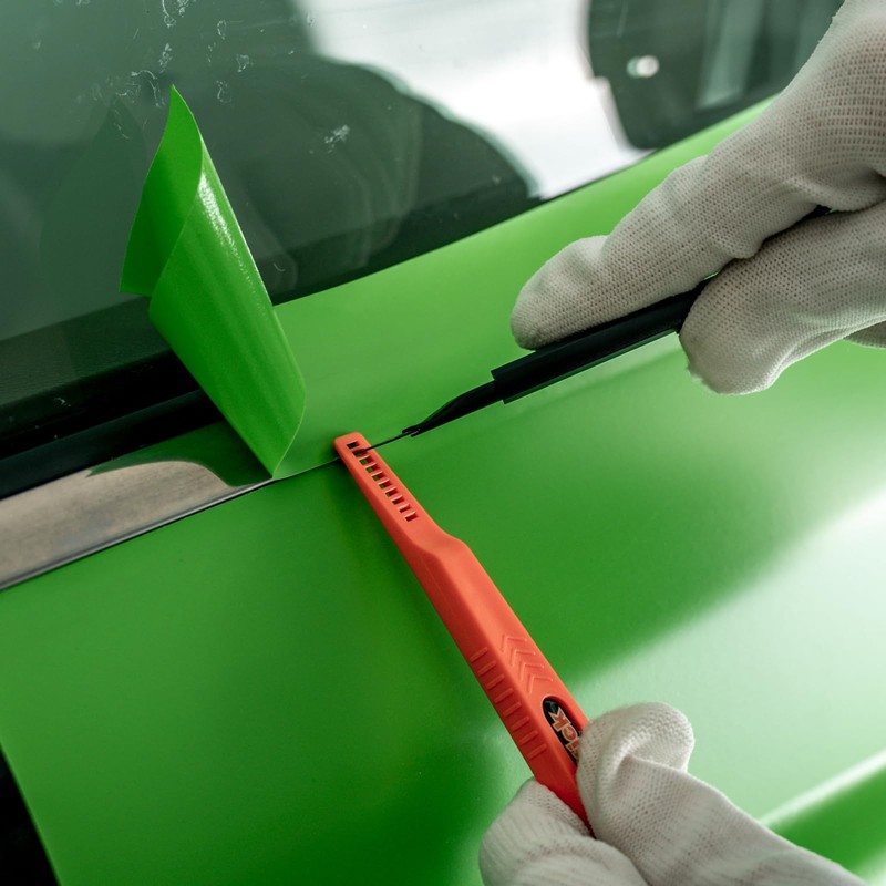 FOSHIO Wrap Stick Magnet Micro Mini Squeegee with Wrap Slip