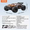 VEVOR Remote Control Car, 1:10 Scale RC Car for Kids,