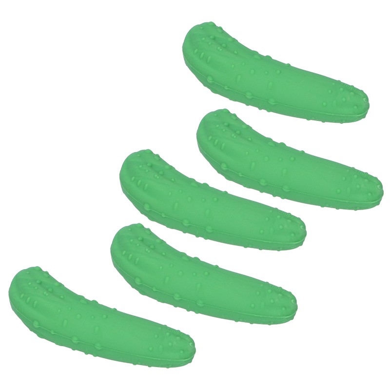 5Pcs Wine Stoppers Silicone Reusable Artificial Cucumber Shape Beverage Bottle