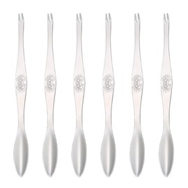 6 Pcs Stainless Steel Crab Lobster Shellfish Forks Lobster Crab Nut Fork Seafood Forks Picks Stainless Steel Seafood Forks for Kitchen Seafood Tools