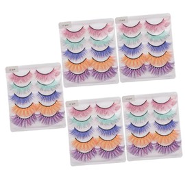 Baluue 25pairs Natural Look False Eyelashes Soft Realistic Makeup Lashes for Dramatic Volume Easy to Apply Faux Lashes for Occasions