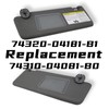 DIMEANI fit for Toyota Tacoma Sun Visor Replacement fit for