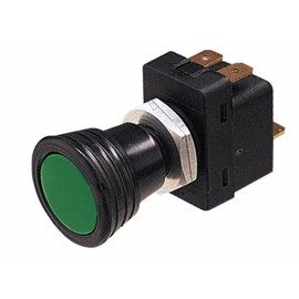 HELLA 004778001 Illuminated On/Off SPST Push/Pull Switch With 3 Interchangeable Lenses , black