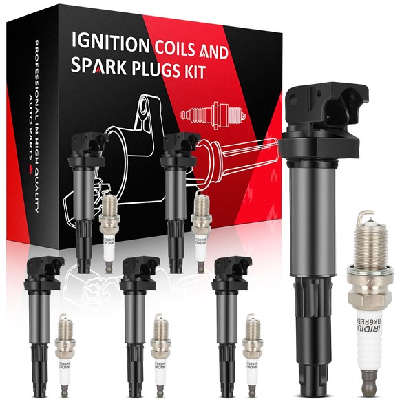 SCITOO SCITOO 6 ignition coils with 6 iridium Spark Plugs