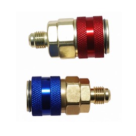 Boginity R134a Fluorine High and Low Pressure Conversion In-Line Quick Couplings for Automotive Applications