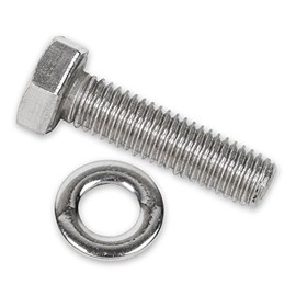 Mr Gasket 60850G Oil Pan Bolt Kit 8 pc. M8-30 mm x 1.25 in. Hex Style Bolts w/Washers Polished Stainless Steel Oil Pan Bolt Kit