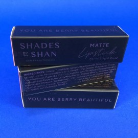 Shades by Shan Mate Lipstick Dubai 0.10 oz (Lot of 3)