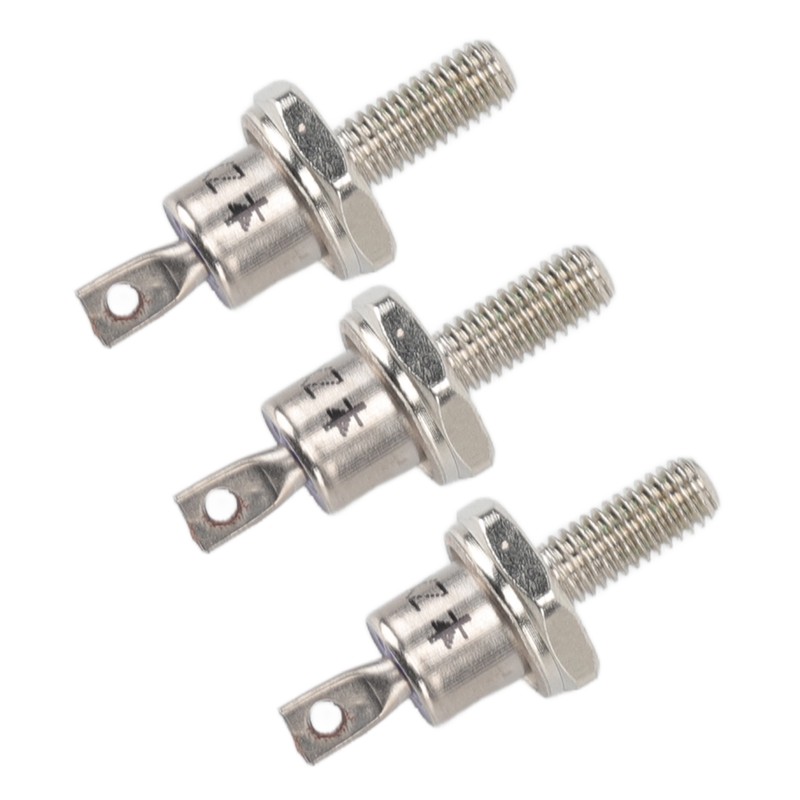 3PCS Rectifier Diode Spiral 25A Iron High Hardness Spiral Rectifier