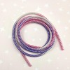 Protector Espiral Estilo Metalico Brillante Cubierta Cable/Protector de Auriculares/Protector Cable