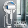 110V Hotel Wall Mounted Hair Dryer for Bathroom（with Night Light）