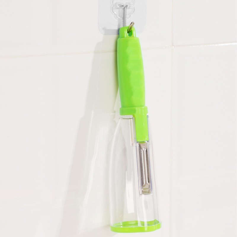 Fruits and Vegetables Peeler with Storage Box, Multifunction Stainless Steel