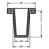 dexierp Protection Force Flanged Tapered insert Cap and Plug For
