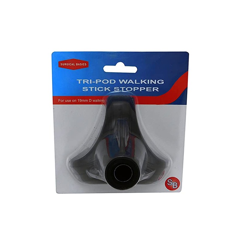 Surgical Basics Self Standing Tripod Cane Tip for 19mm Walking