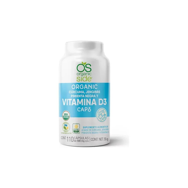 Organic Side Vitamina D3 110 Cápsulas Ctcf1